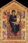 Duccio di Buoninsegna Madonna and Child Enthroned with Six Angels oil
